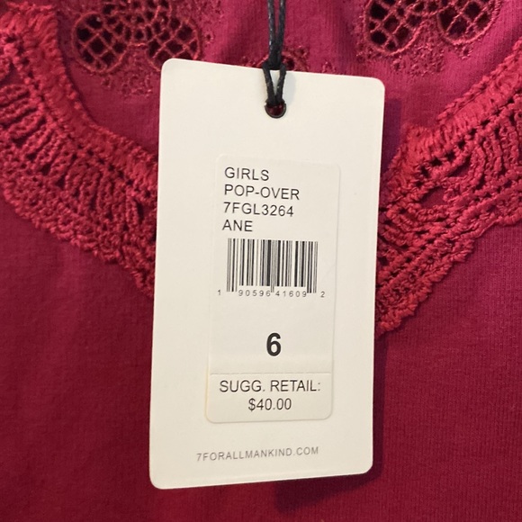 Maroon pull over sweater size 6 - Picture 3 of 3